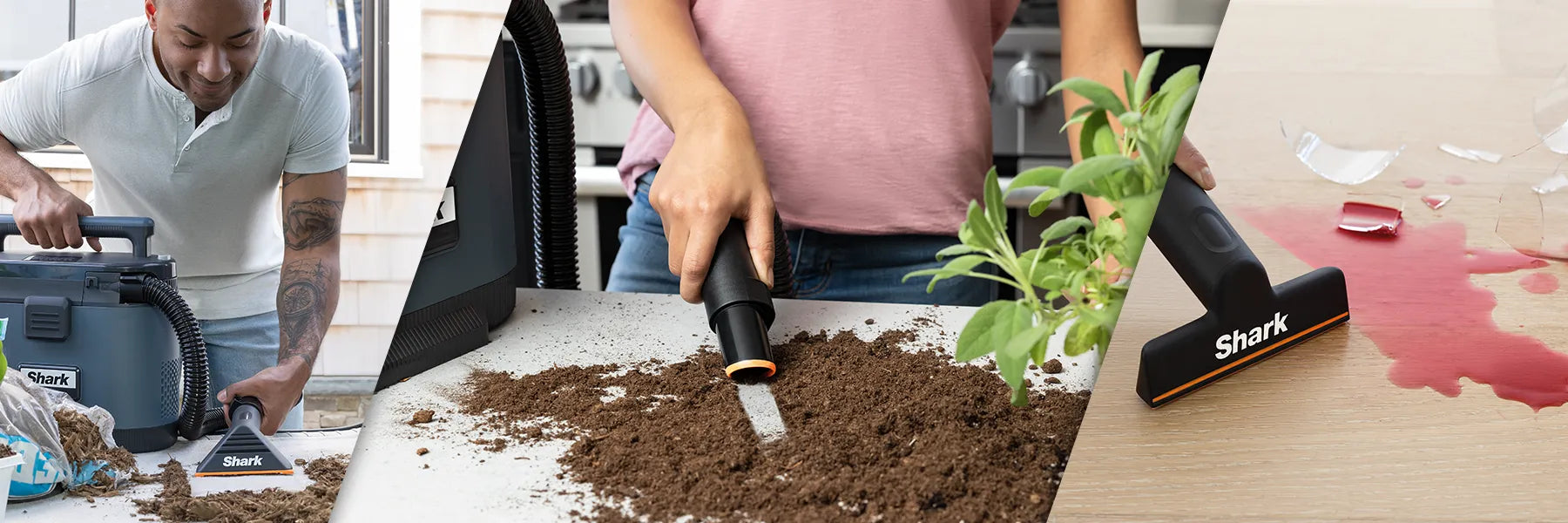 Wet & Dry Tagged "colourCharcoal Grey/Rose Gold" Shark Clean Australia