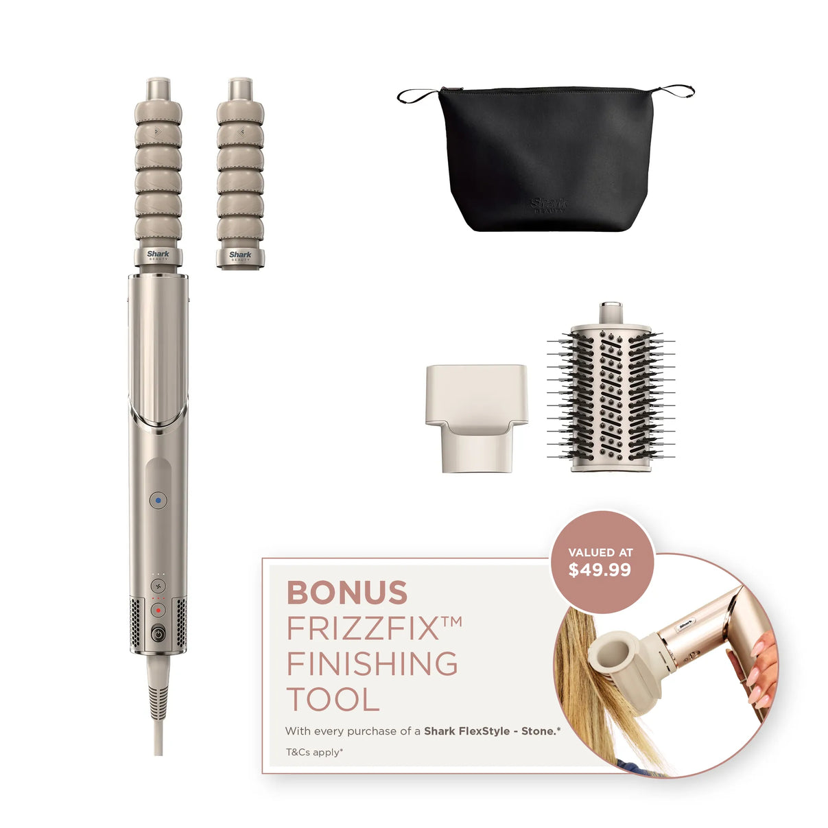 Shark FlexStyle Air Styling & Drying System - Stone