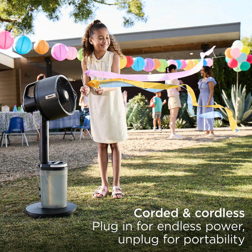 Shark FlexBreeze Pro Mist Indoor Outdoor Pedestal & Table Fan With Water Tank