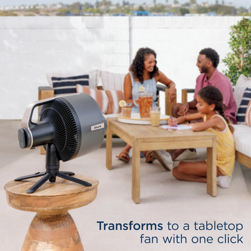 Shark FlexBreeze Pro Mist Indoor Outdoor Pedestal & Table Fan With Water Tank
