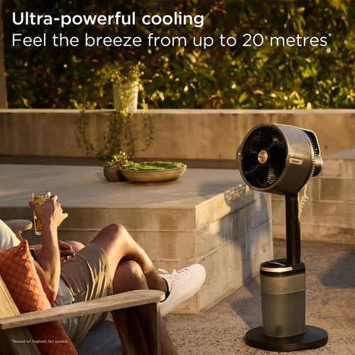 Shark FlexBreeze Pro Mist Indoor Outdoor Pedestal & Table Fan With Water Tank