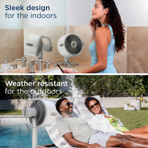 Shark FlexBreeze Pro Mist Indoor Outdoor Pedestal & Table Fan With Water Tank