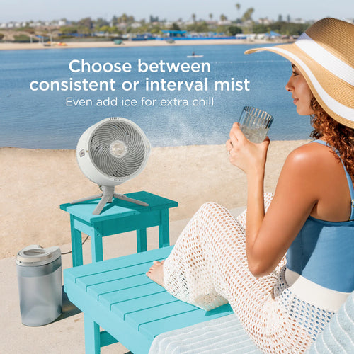 Shark FlexBreeze Pro Mist Indoor Outdoor Pedestal & Table Fan With Water Tank
