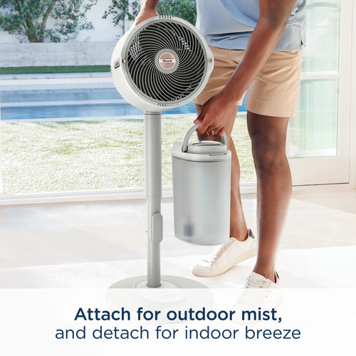 Shark FlexBreeze Pro Mist Indoor Outdoor Pedestal & Table Fan With Water Tank